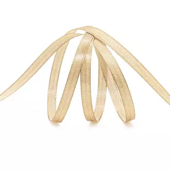 Лента атласная 0,6см*22,86м (069 темно-бежевый)