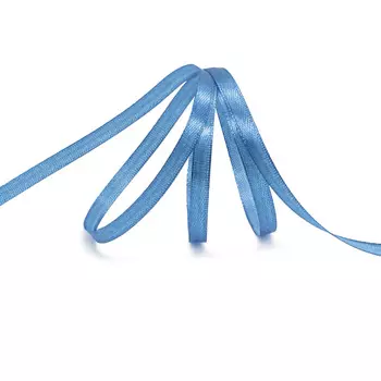 Лента атласная 0,6см*22,86м ( 411001) (140 голубой)