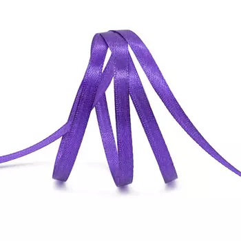 Лента атласная 0,6см*22,86м ( 411001) (170 фиолетовый)