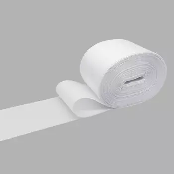 Лента атласная 10см*100м (16 белый)