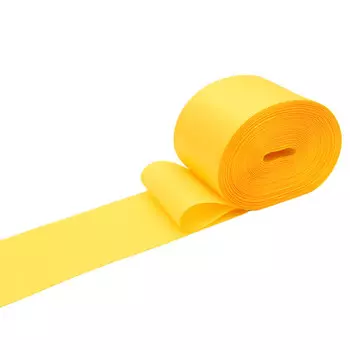 Лента атласная 10см*100м (2 желтый)