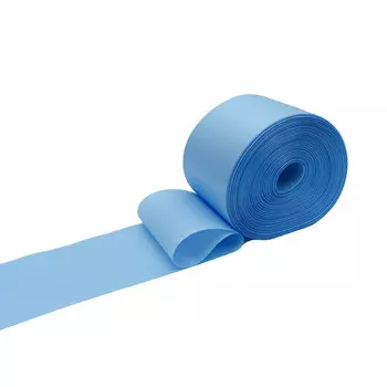Лента атласная 10см*100м (4 голубой)
