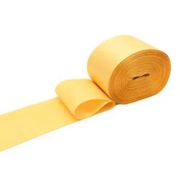 Лента атласная 10см*100м (золотой)