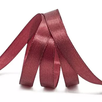 Лента атласная 1,2см*22,86м ( 411004) (029 бордовый)