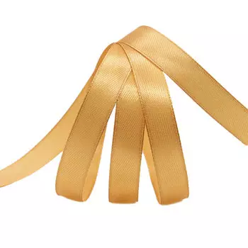 Лента атласная 1,2см*22,86м ( 411004) (039 т.золотой)