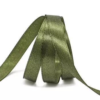 Лента атласная 1,2см*22,86м ( 411004) (105 темно-оливковый)