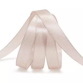 Лента атласная 1,2см*22,86м ( 411004) (146 кремовый)