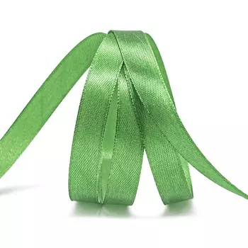 Лента атласная 1,2см*22,86м ( 411004) (092 зеленый)