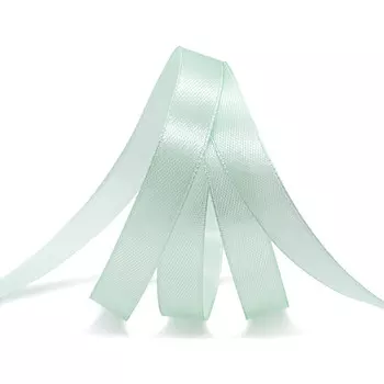 Лента атласная 1,2см*22,86м ( 411004) (097 св. бирюзовый)