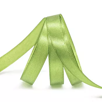 Лента атласная 1,2см*22,86м ( 411004) (106 травяной)