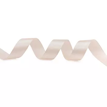 Лента атласная 2,5см*22,86м ( 411007) (034 пудровый)