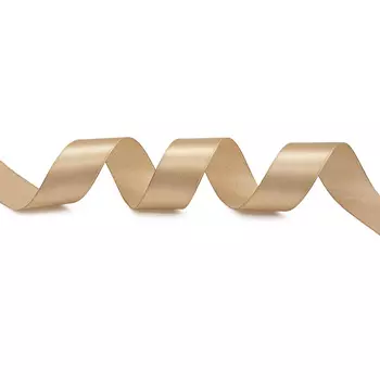 Лента атласная 2,5см*22,86м ( 411007) (067 бежевый)