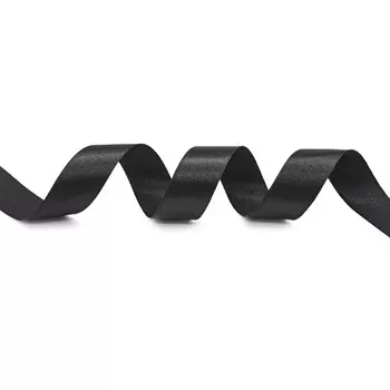 Лента атласная 2,5см*22,86м ( 411007) (160 черный)