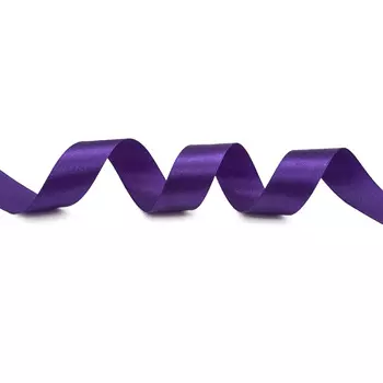 Лента атласная 2,5см*22,86м ( 411007) (171 т. фиолетовый)