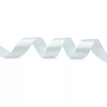 Лента атласная 2,5см*22,86м ( 411007) (130 св.голубой)