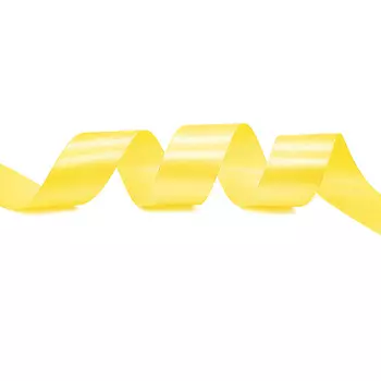 Лента атласная 3,8см*22,86м ( 411013) (040 т.желтый)