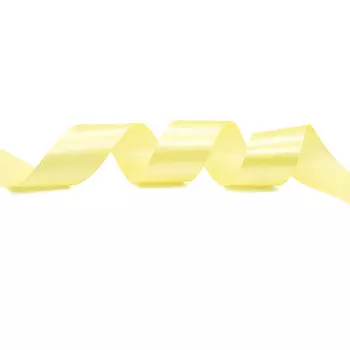 Лента атласная 3,8см*22,86м ( 411013) (057 лимонный)