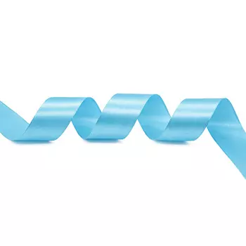 Лента атласная 3,8см*22,86м ( 411013) (136 ярко-голубой)