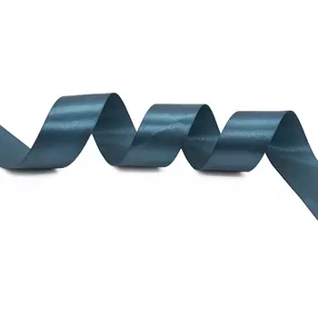 Лента атласная 3,8см*22,86м ( 411013) (142 темно-бирюзовый)