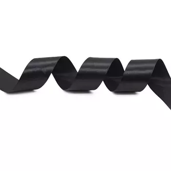 Лента атласная 3,8см*22,86м ( 411013) (160 черный)