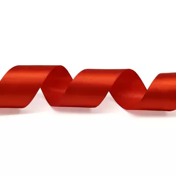 Лента атласная 5,0см*22,86м ( 481017) (025 алый)