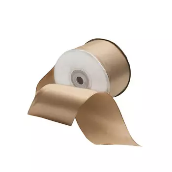 Лента атласная 5,0см*22,86м ( 481017) (067 бежевый)