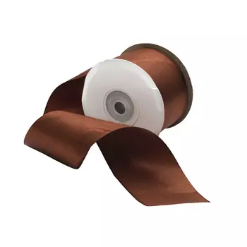 Лента атласная 5,0см*22,86м ( 481017) (074 медно-коричневый)