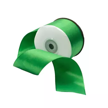 Лента атласная 5,0см*22,86м ( 481017) (092 зеленый)