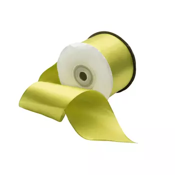 Лента атласная 5,0см*22,86м ( 481017) (115 яр. фисташковый)