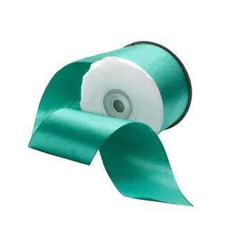 Лента атласная 5,0см*22,86м ( 481017) (121 бирюзовый)