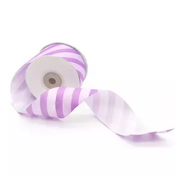 Лента атласная 'Диагональ', 45мм*22,5м (фиолетовый)