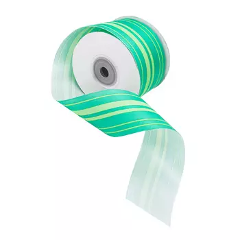 Лента атласная 'Горизонталь', 45мм*22,5м (зеленый)