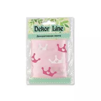 Лента атласная 'Короны', 25мм*3м