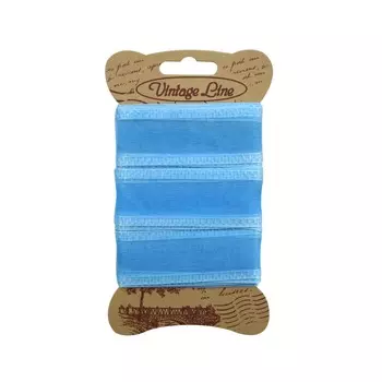 Лента декоративная капрон 0070-1671 25мм*3м (голубой)