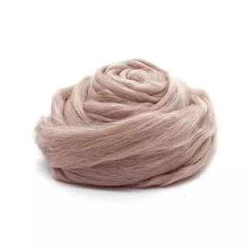 Лента для валяния полутонкая , 100% шерсть, 50гр Камтекс (174 т.орхидея)