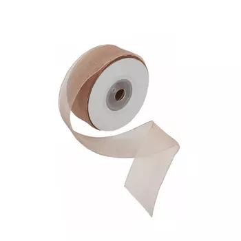 Лента капроновая 2,5см*22,86м (39 бежевый)