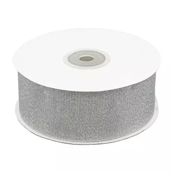 Лента металлизированная 3,8см*32,9м 0080-0300 (серебро)