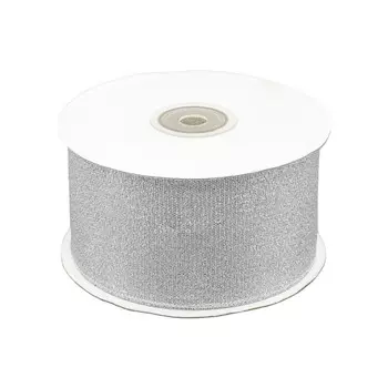 Лента металлизированная 5,0см*32,9м 0080-5000 (серебро)