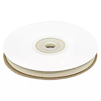 Лента репсовая 0,6см*18,28м ( 7702719) (047 молочный)