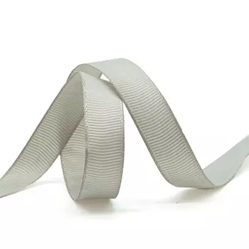 Лента репсовая 12мм*27,42м (012 серый)