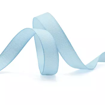 Лента репсовая 12мм*27,42м (S351 голубой)