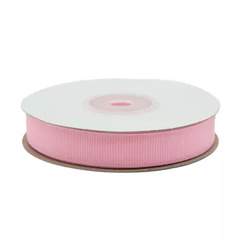 Лента репсовая 1,2см*18,28м ( 7702720) (011 розовый)