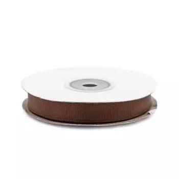 Лента репсовая 1,2см*18,28м ( 7702720) (078 темно-коричневый)