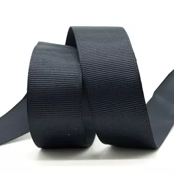 Лента репсовая 25мм*27,42м (372 черно-синий)