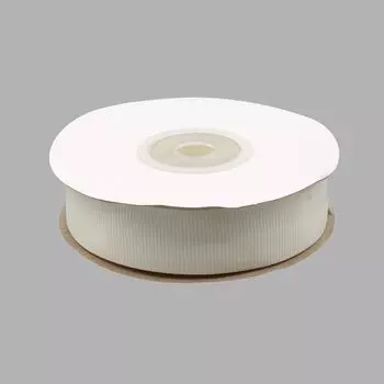 Лента репсовая 2,0см*18,28м (047 молочный)