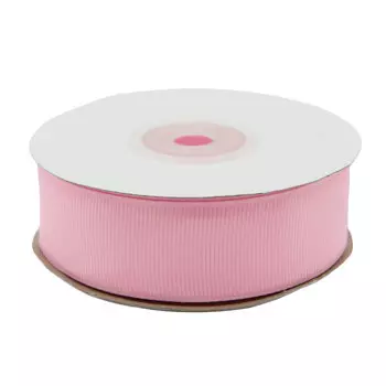 Лента репсовая 2,5см*18,28м ( 7702721) (011 розовый)