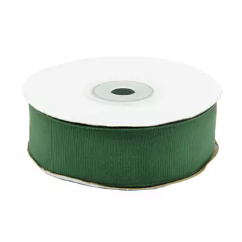 Лента репсовая 2,5см*18,28м ( 7702721) (126 темно-зеленый)