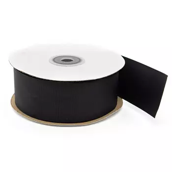 Лента репсовая 4см*22,86м (черный)