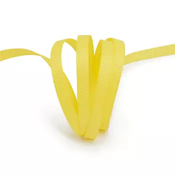 Лента репсовая 6мм*27,42м (640 желтый)