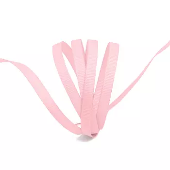 Лента репсовая 6мм*27,42м (F133 розовый)